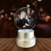 3D Crystal globe