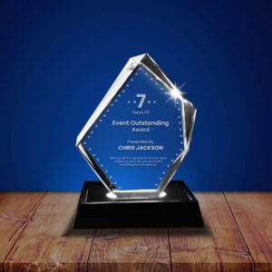 3D Crystal award Prestige