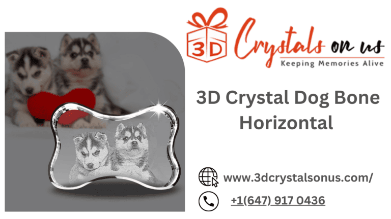 Cherish Your Beloved Pet Forever with Personalized 3D Crystals